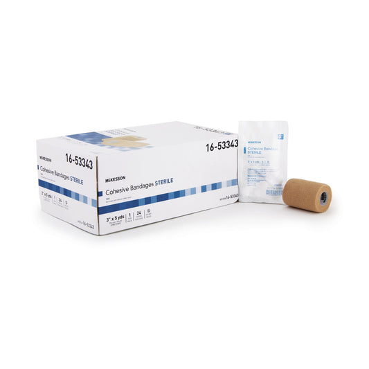 BANDAGE, COHESIVE STR LF TAN 3" (24/CS)