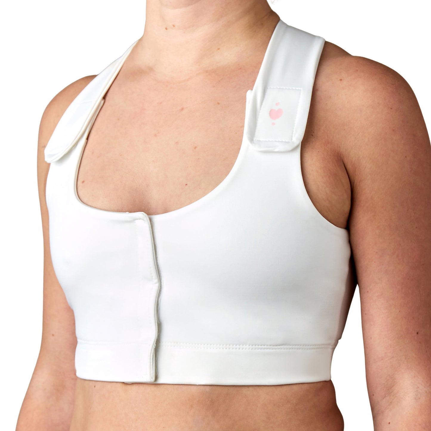BRA, PST-OP SERENA W/PCKT PUFFADJ STRAP WHT XSM (36/CS)