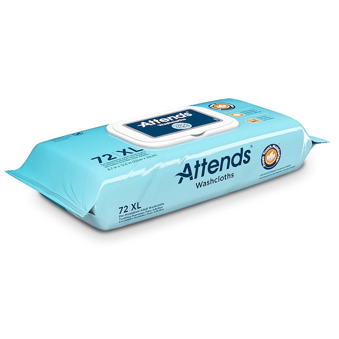 WASHCLOTH, SCENTED 7.8"X11.8" (72/PK)
