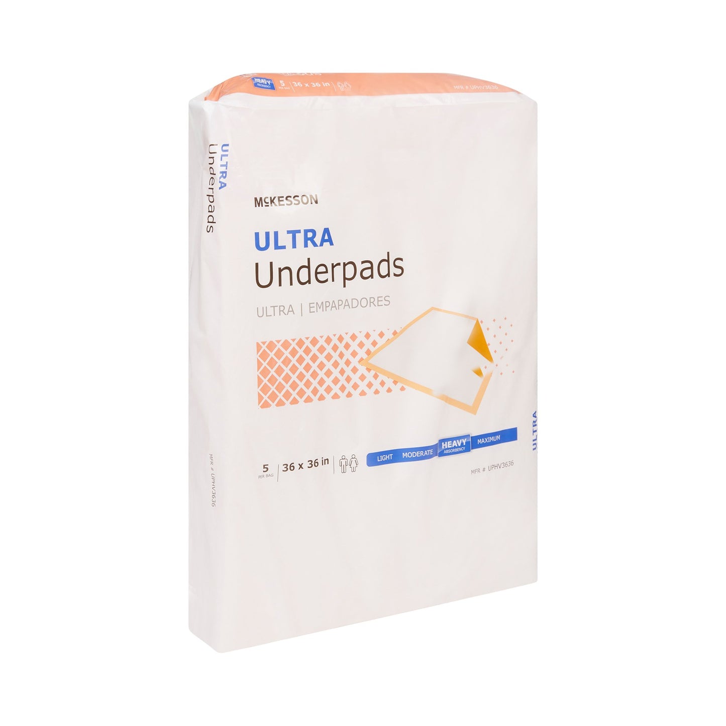 UNDERPAD, HEAVY ABSRB 36X36 (5/BG 10BG/CS)