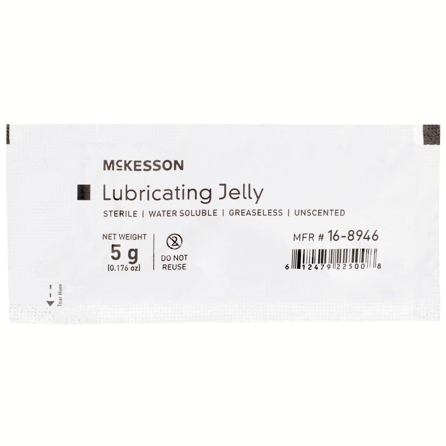 LUBRICATING JELLY, STR FOIL PKT 5GRAM (144/BX 6BX/CS)