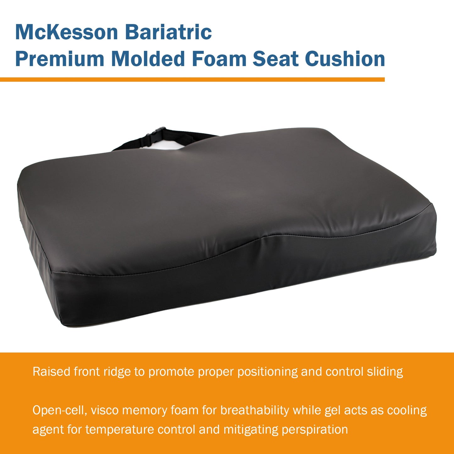 CUSHION, PREM W/C MOLDED FOAM 24X18X3 (4/CS)