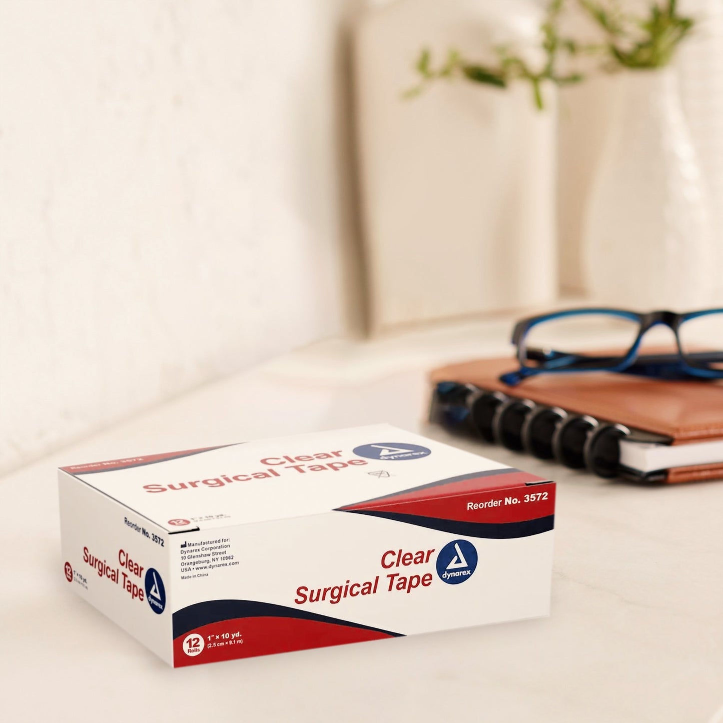 TAPE, SURG TRANSPARENT 1"X10' (12/BX 12BX/CS)