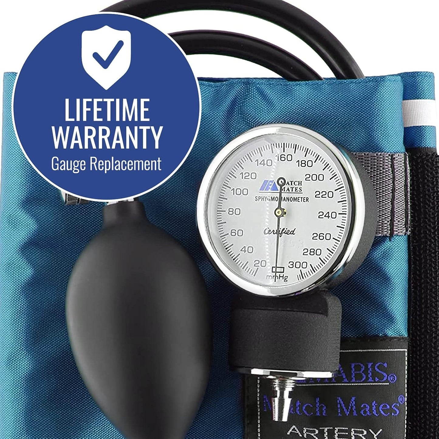 ANEROID SPHYGMOMANOMETER/STETHCOMBO KIT, BP MANUAL TEAL