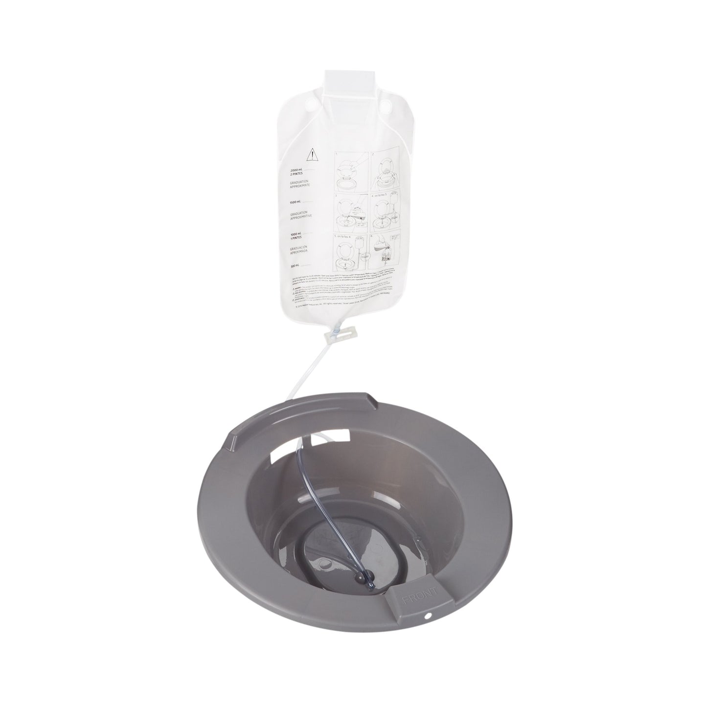 SITZ BATH, GRAPHITE (10/CS)