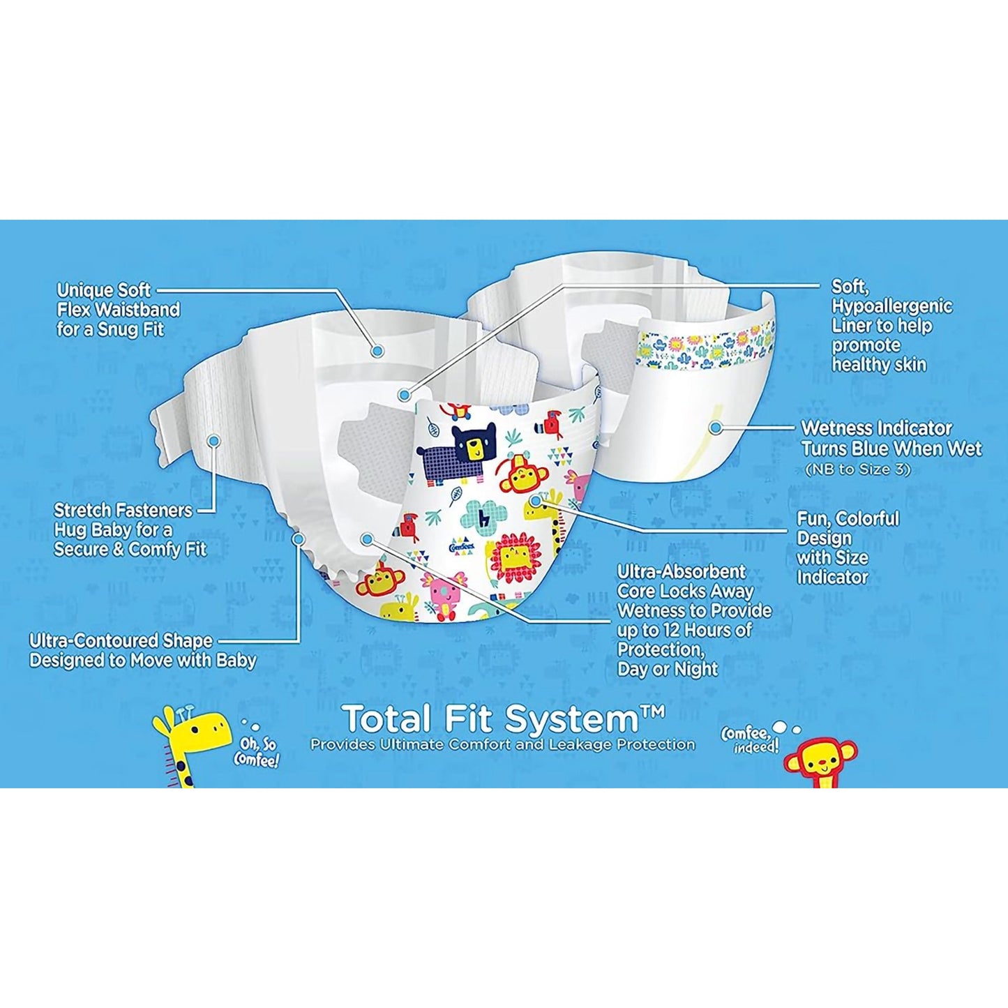 DIAPER, BABY COMFEES SZ4 (31/BG 4BG/CS)