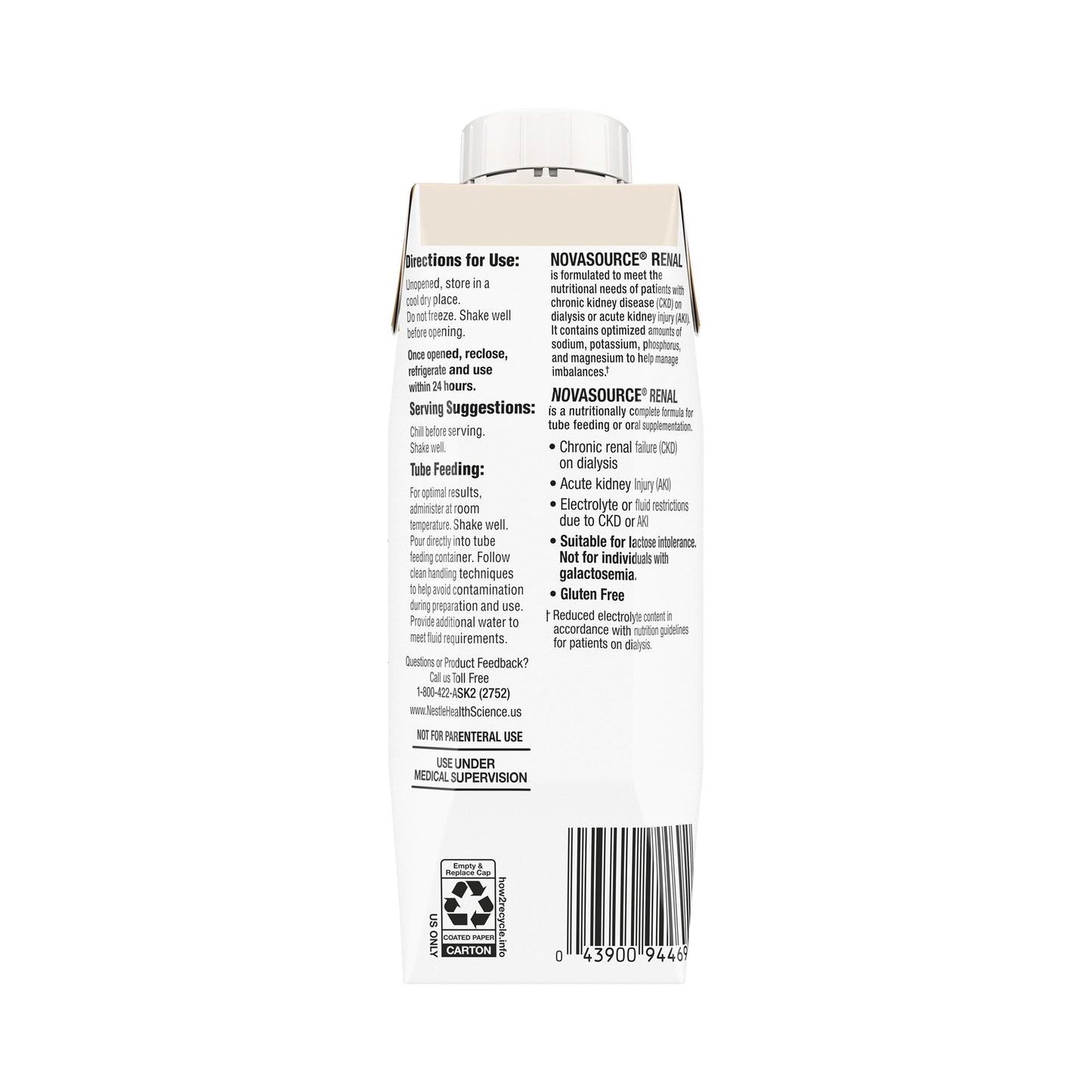 NOVASOURCE RENAL, CAF MOCHA 8OZ (24/CS)
