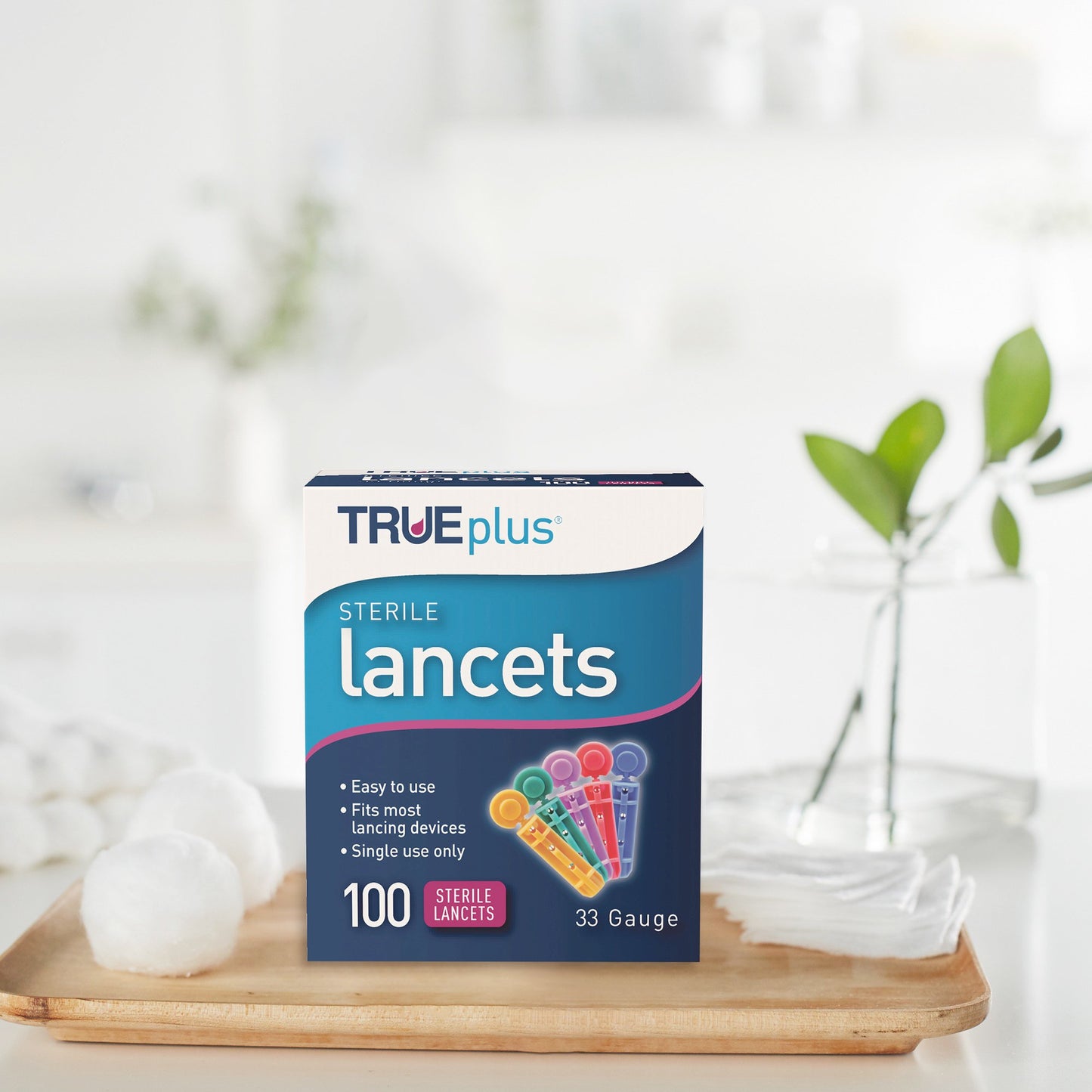 LANCET, TRUPLUS 33G TWIST (100/BX 50BX/CS)