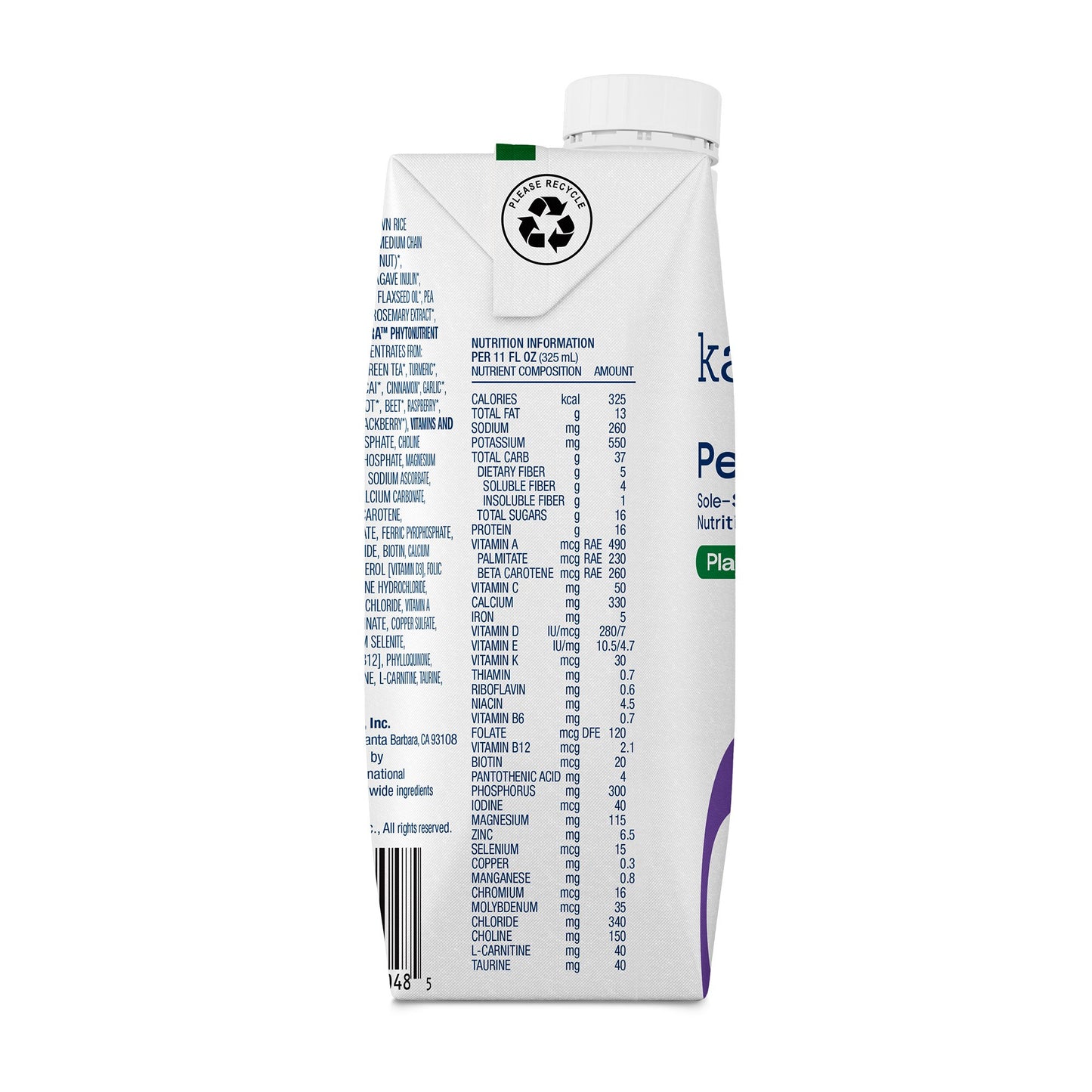 SUPPLEMENT, PEPTIDE 1.0 PLAIN 11 FL OZ 325ML (12/CS)
