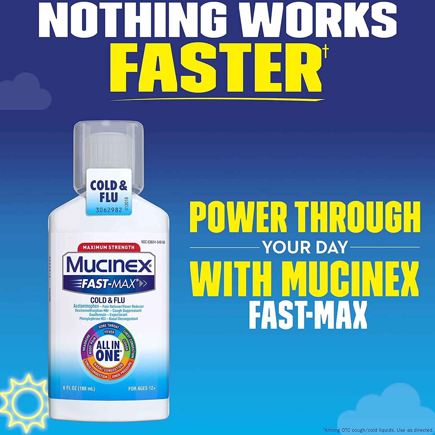 MUCINEX FAST-MAX, LIQ 6OZ