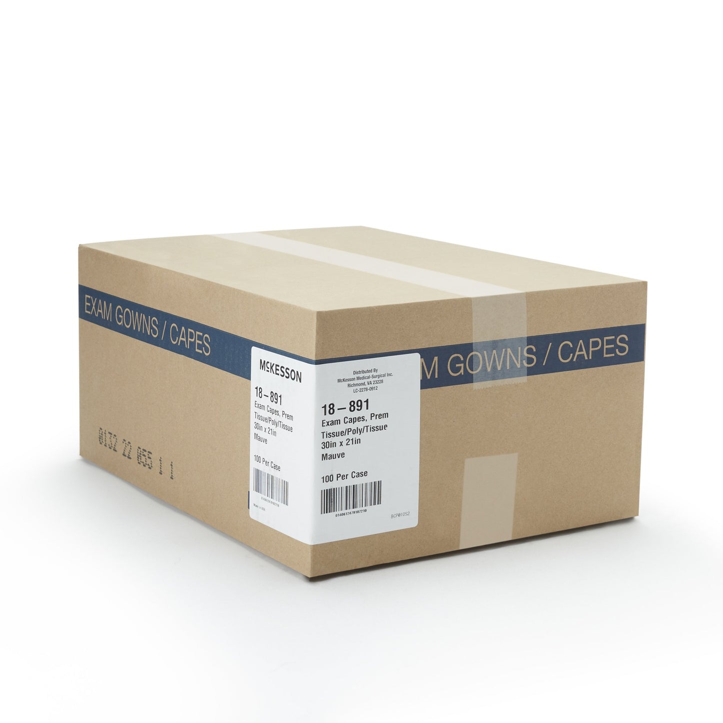 CAPE, EXAM T/P/T F/B OPN MAUVE30X21 (100/CS)