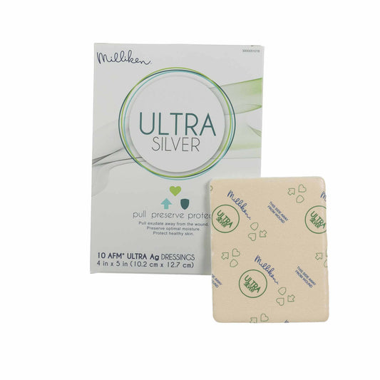 DRESSING, WND AFM ULTRA AG FM 4X4 (10/BX 10BX/CS)