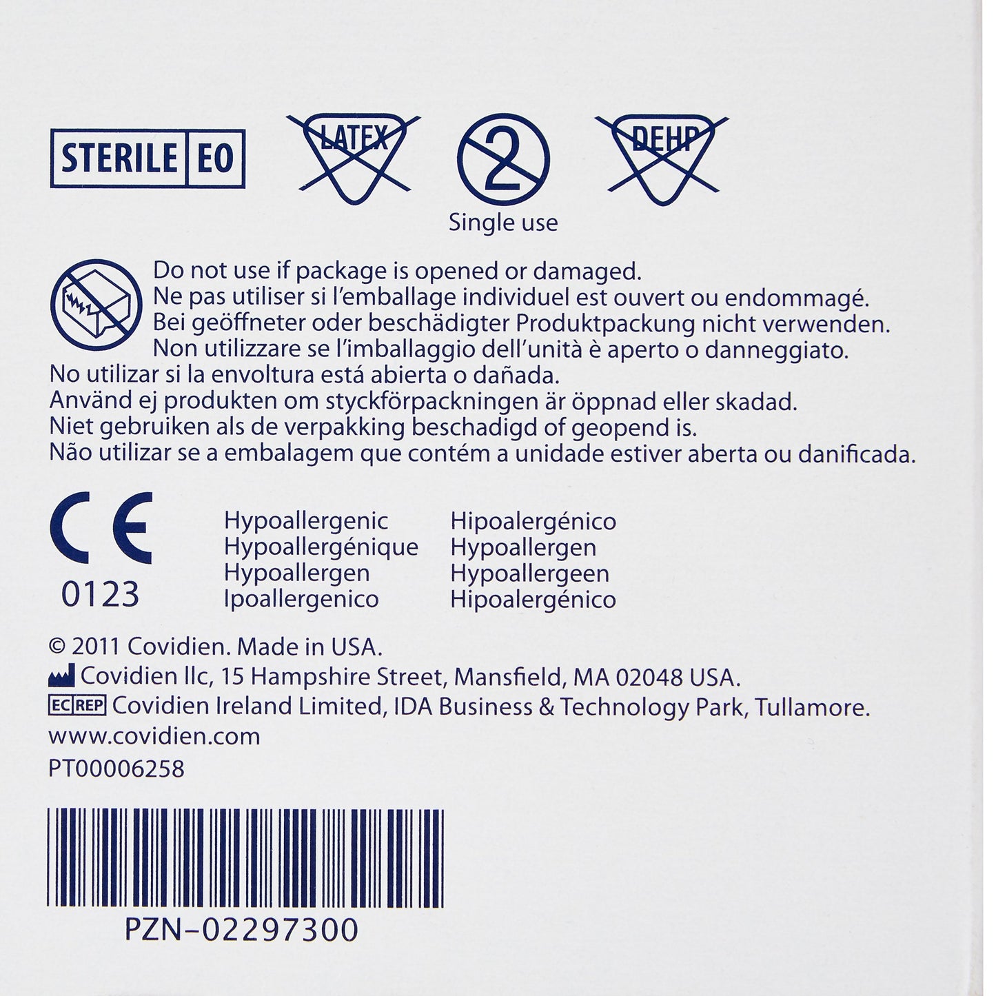 DRESSING, TELFA ISLAND 4"X10" (25/BX) KENDAL