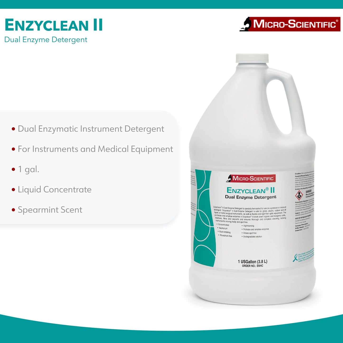 CLEANER, ENZYMATIC GL BURSHN