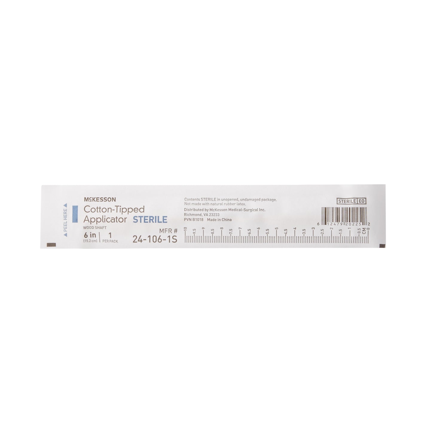 APPLICATOR, COTTON TIPPED STR 6" (1PK 100PK/BX 10BX/CS)