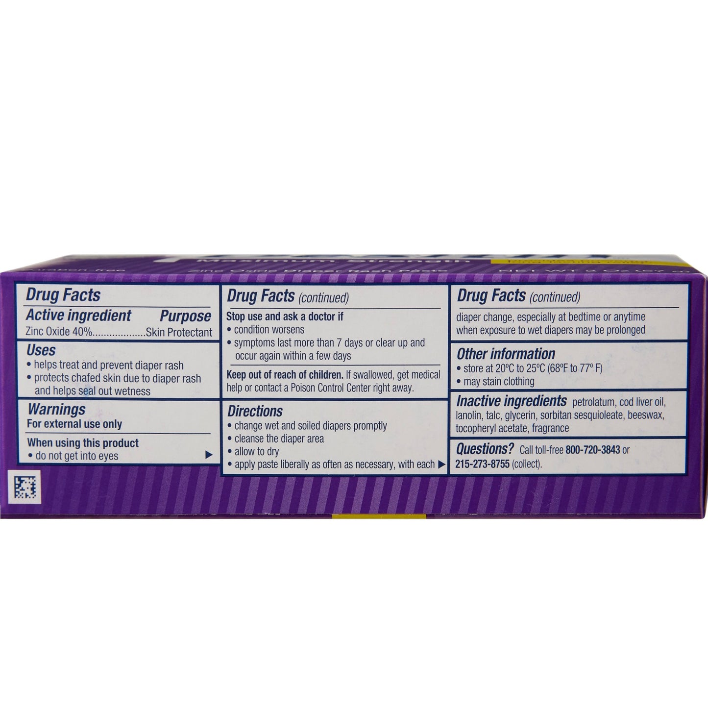 OINTMENT, DESITIN MAXIMUM STRENGTH 2OZ (36/CS)