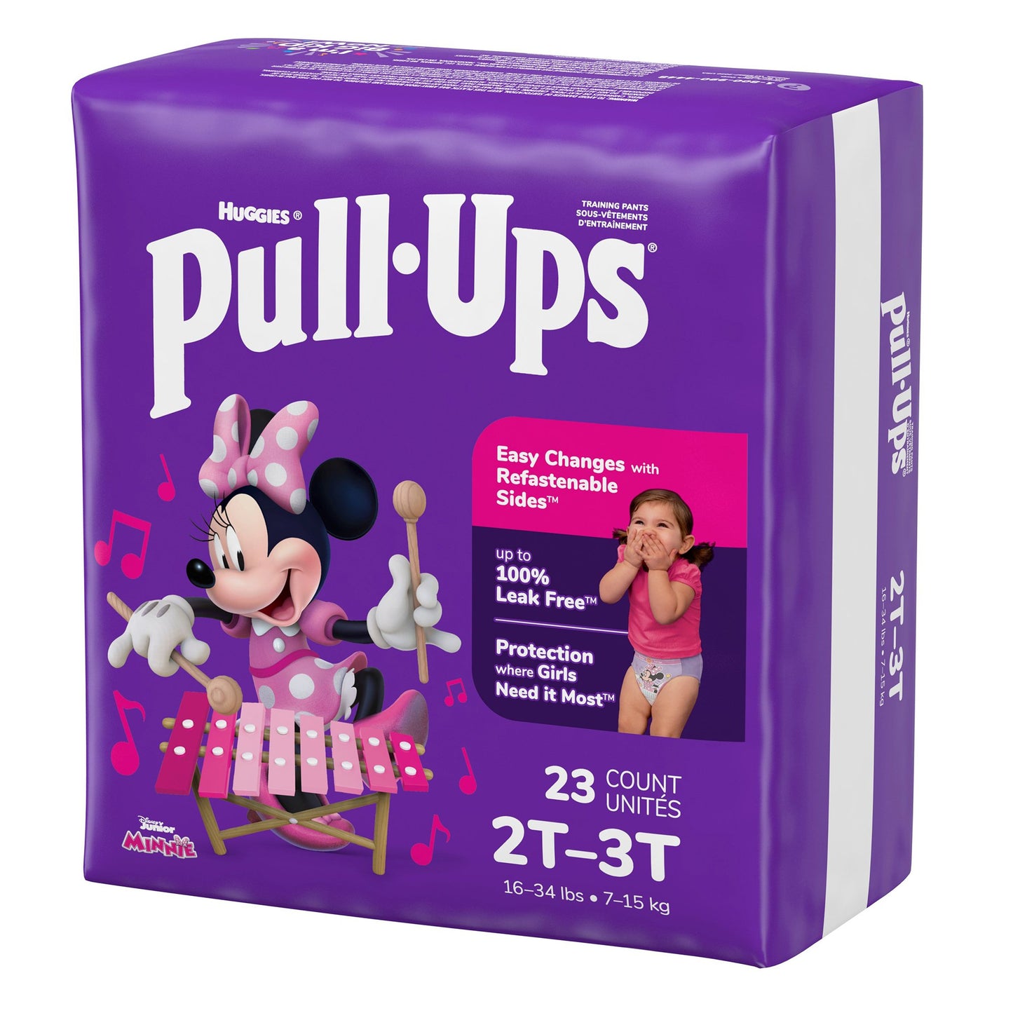 PANTS, TRAINING PULL-UPS LEARNING DESIGN GIRL 2T-3T (23/PK 4
