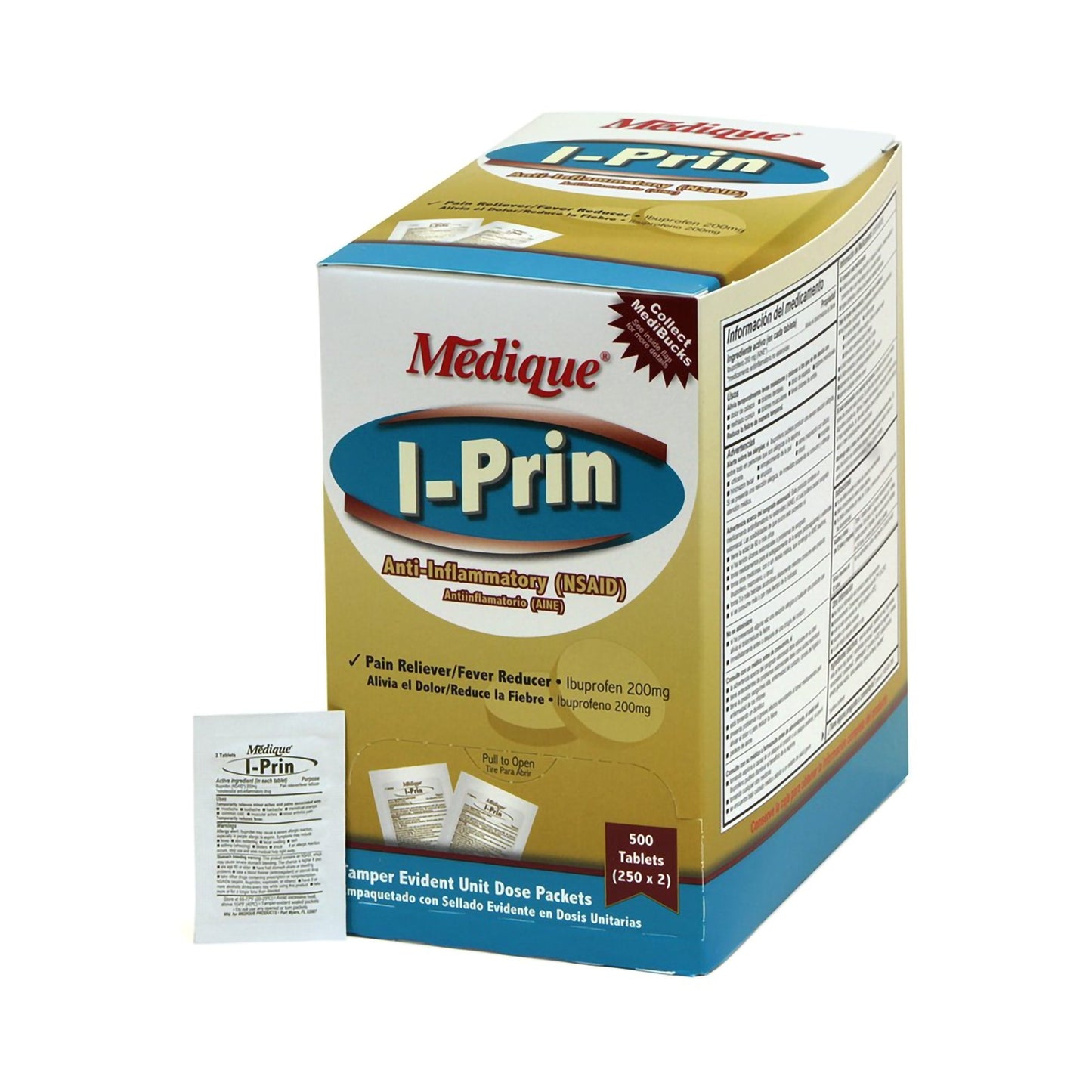 I-PRIN, TAB 200MG 2X250 (500/BX)