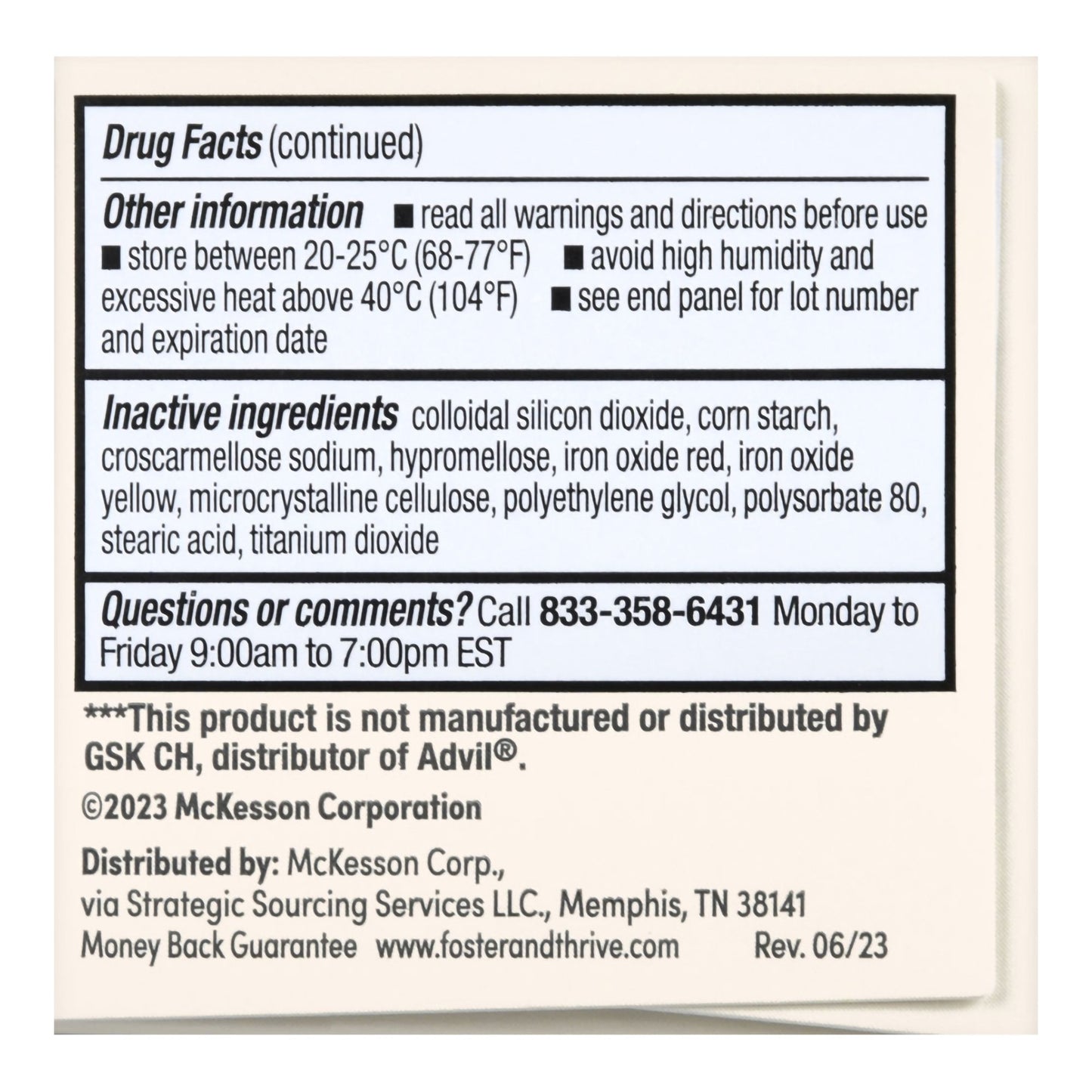 IBUPROFEN, CAPL FT SM 200MG (50/BT)