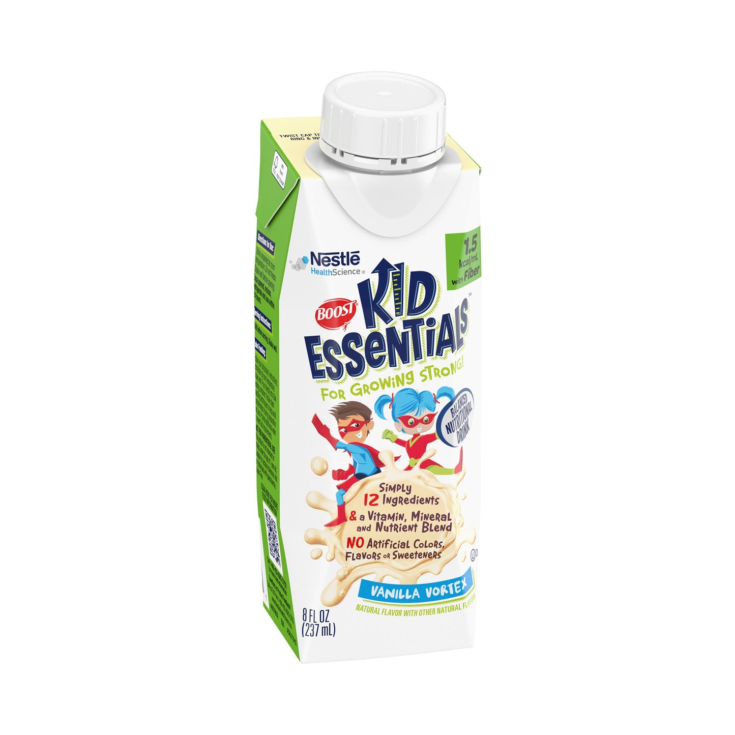 BOOST, KID ESSENTIALS 1.5 W/FIBER VAN VORTEX 8OZ (24/CS)