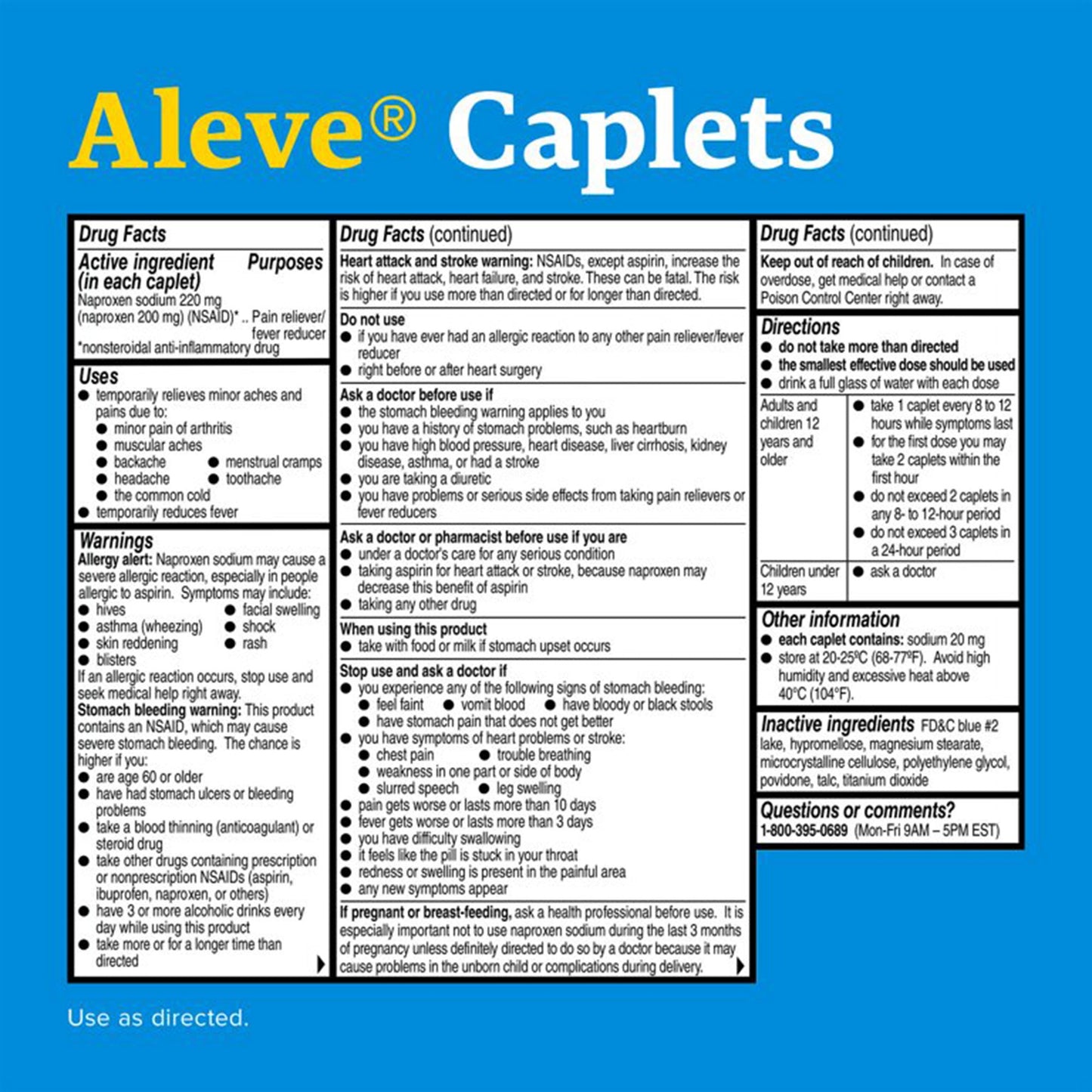 ALEVE ARTHRITIS, CAP 220MG (90/BT)