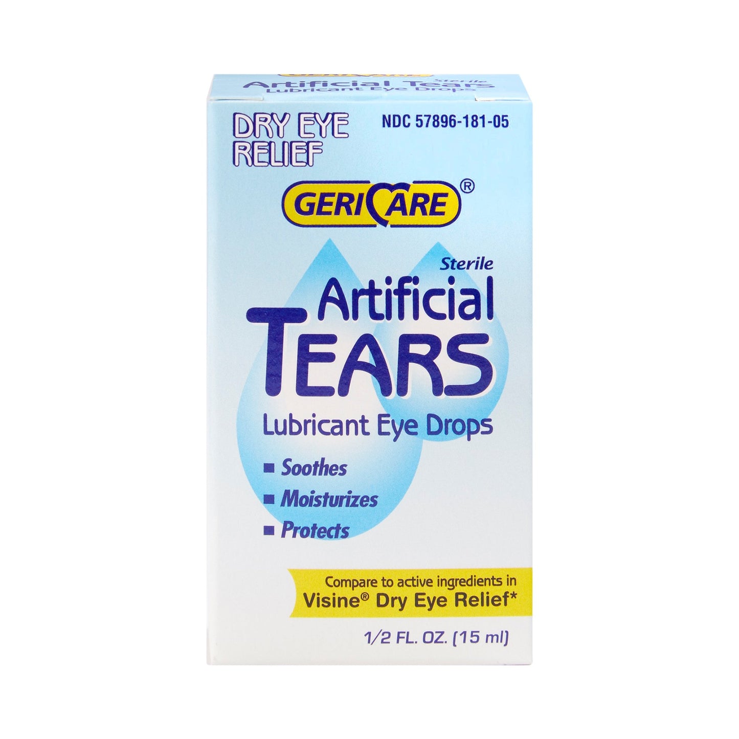 ARTIFICAL TEARS, DRP OPHTH LUBRICANT .5OZ (1/BX 24BX/CS)