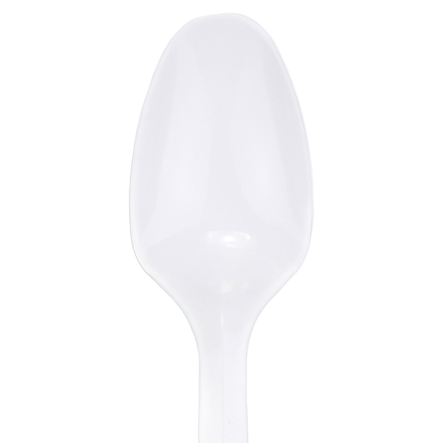 TEASPOON, PLAS WHT 5.5" (1000/CS)