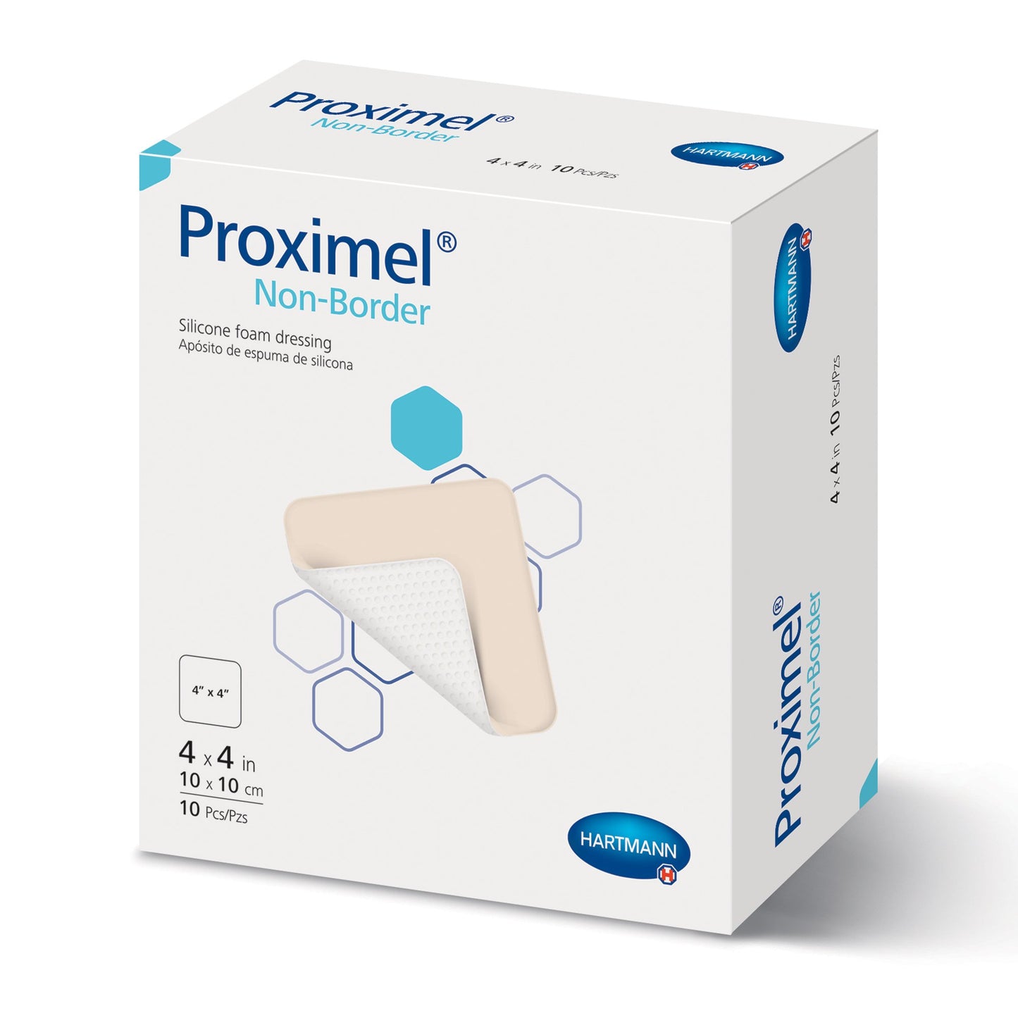 DRESSING, WND PROXIMEL BASIC FM N/BRDR 4X4" (10/BX 6BX/CS
