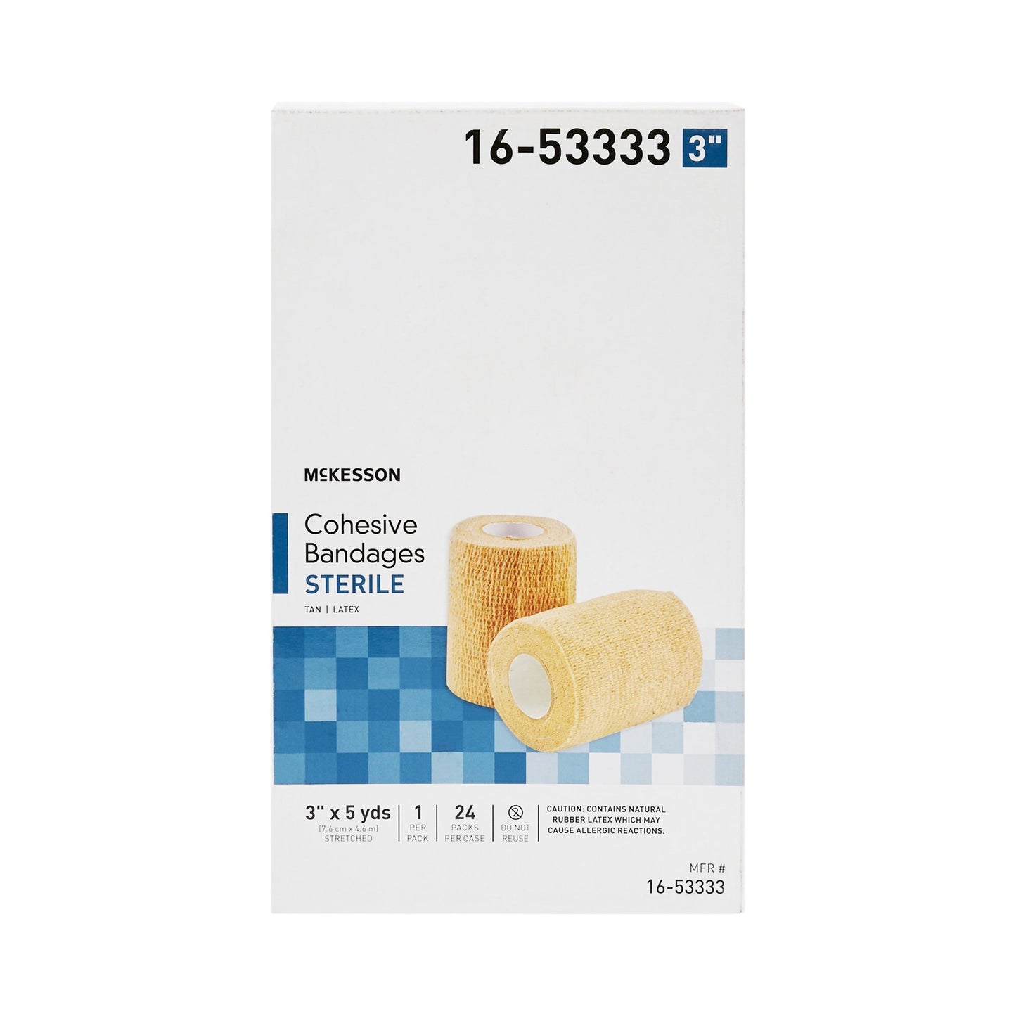 BANDAGE, COHESIVE STR TAN 3" (24/CS)