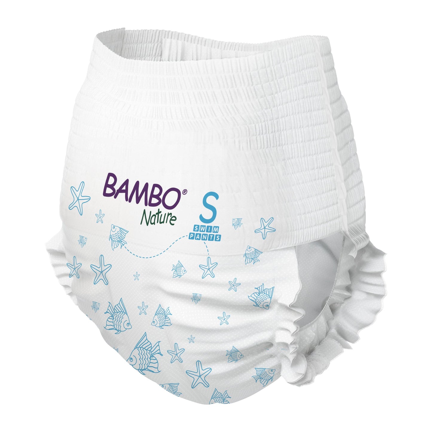 PANT, SWIM BAMBO NATURE DISP PED SM 15-26LB (12/PK 10PK/CS)