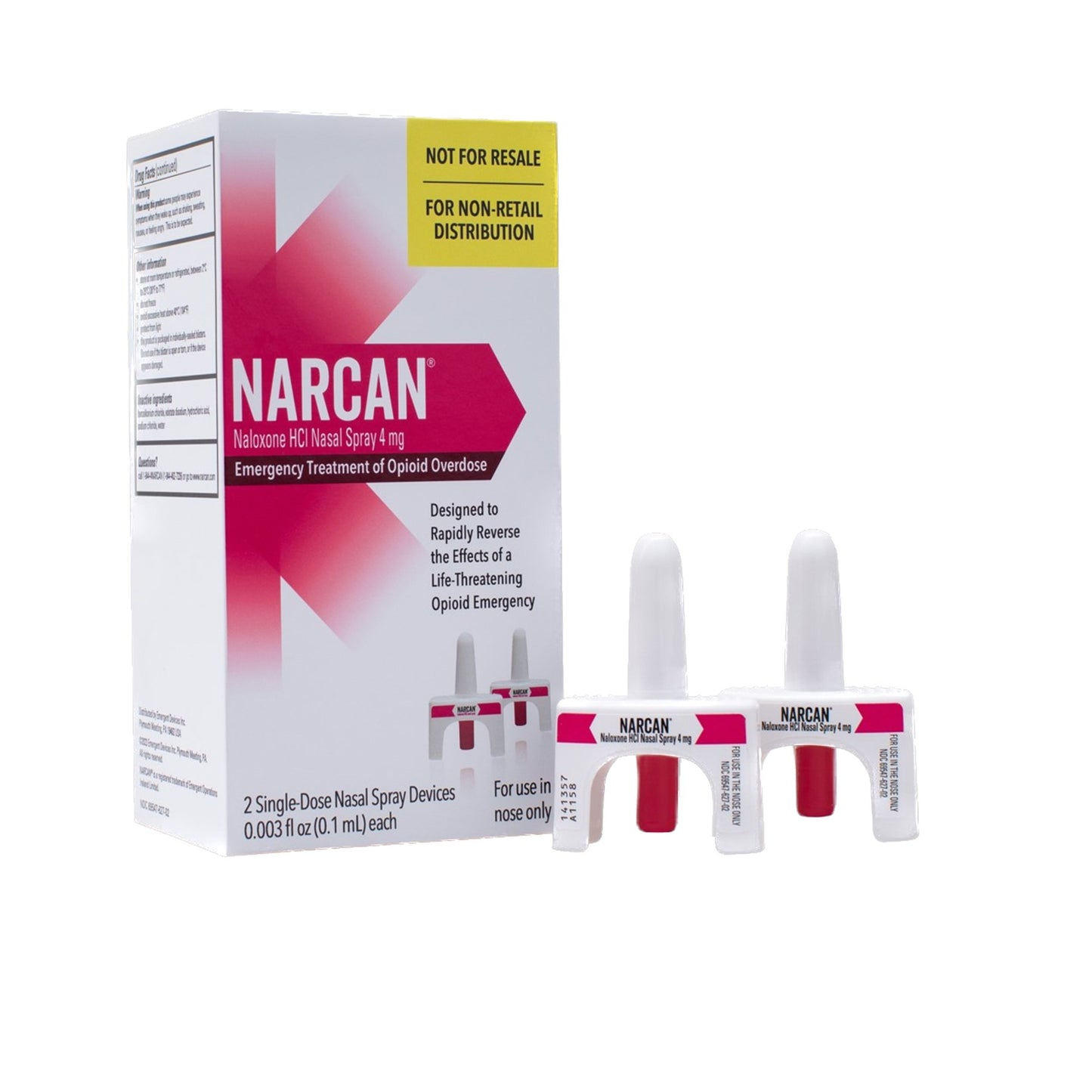 NARCAN NASAL, SPR 4MG (2/CT) OTC