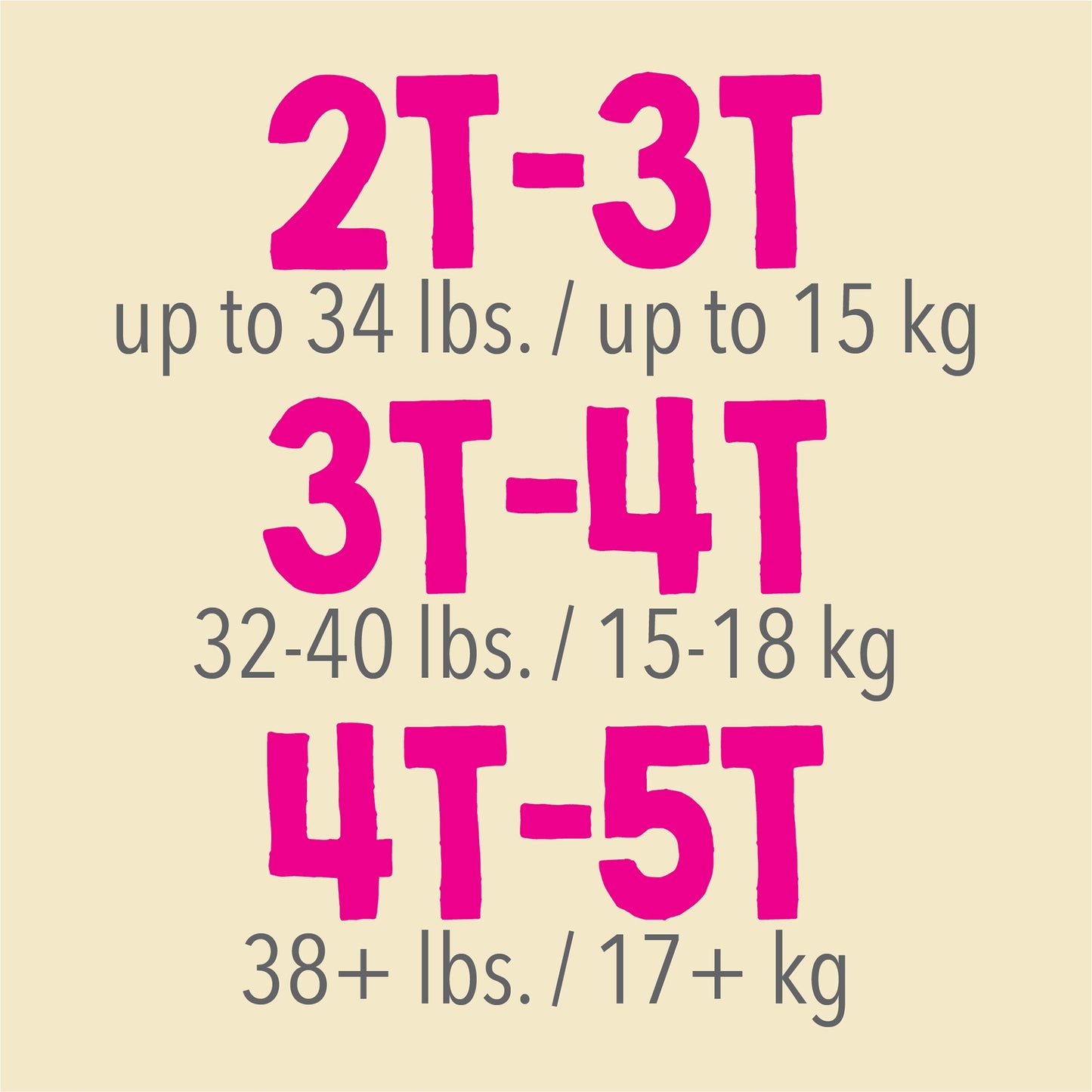 PANTS, TRAINING CUTIE GIRLS 3T-4T (23/BG 4BG/CS)