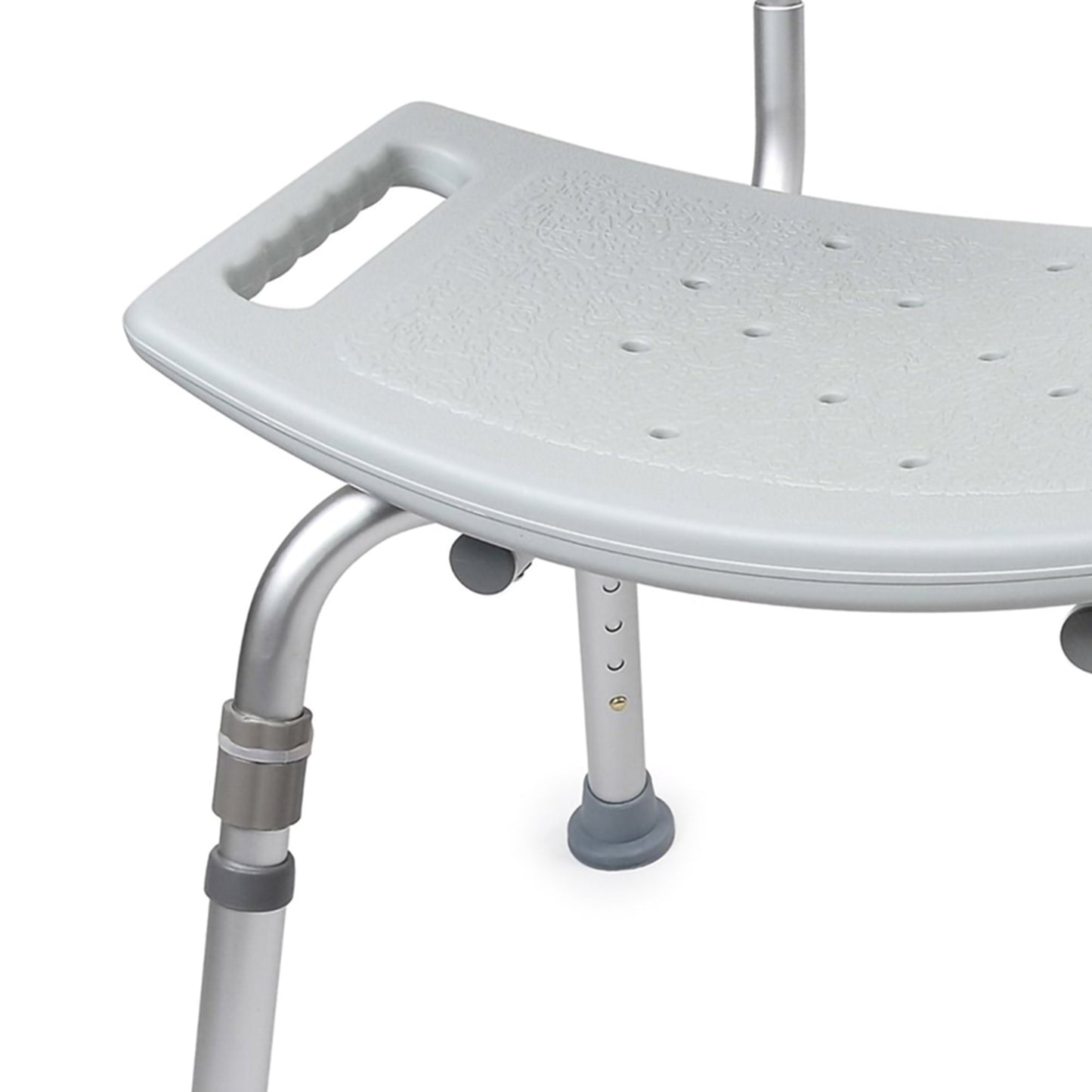 BENCH, BATH W/BACK ADJ ALUMINUM FRAME 300LB