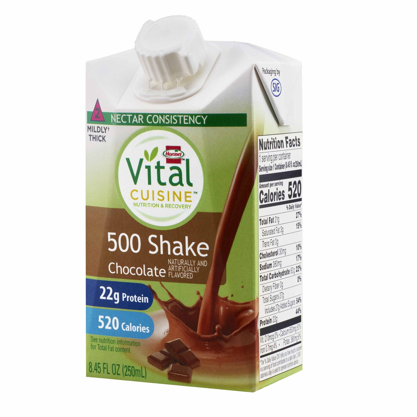 SUPPLEMENT, MIGHTY SHAKE II CHOCOLATE 8.45OZ (27/CS)