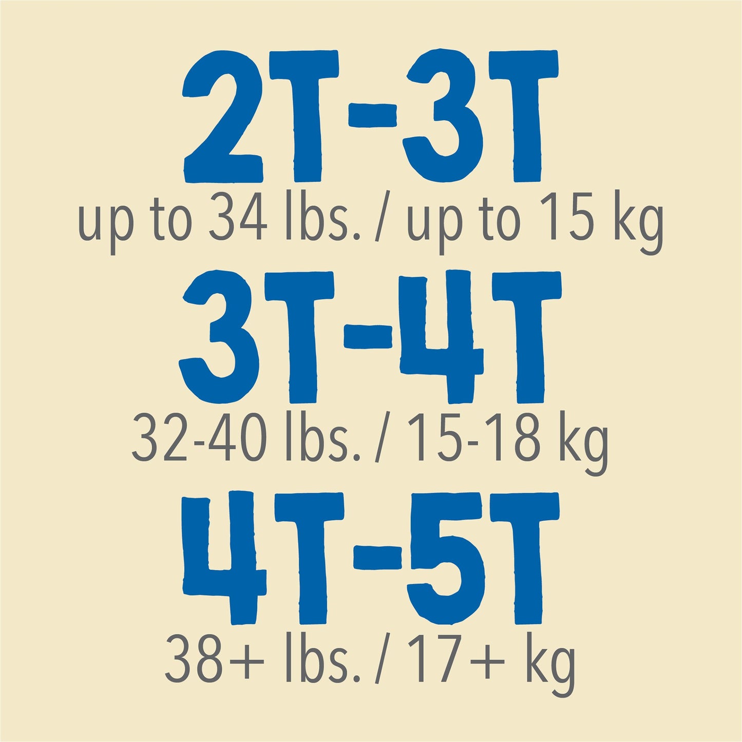 PANTS, TRAINING CUTIE BOY 3T-4T (23/BG 4BG/CS)