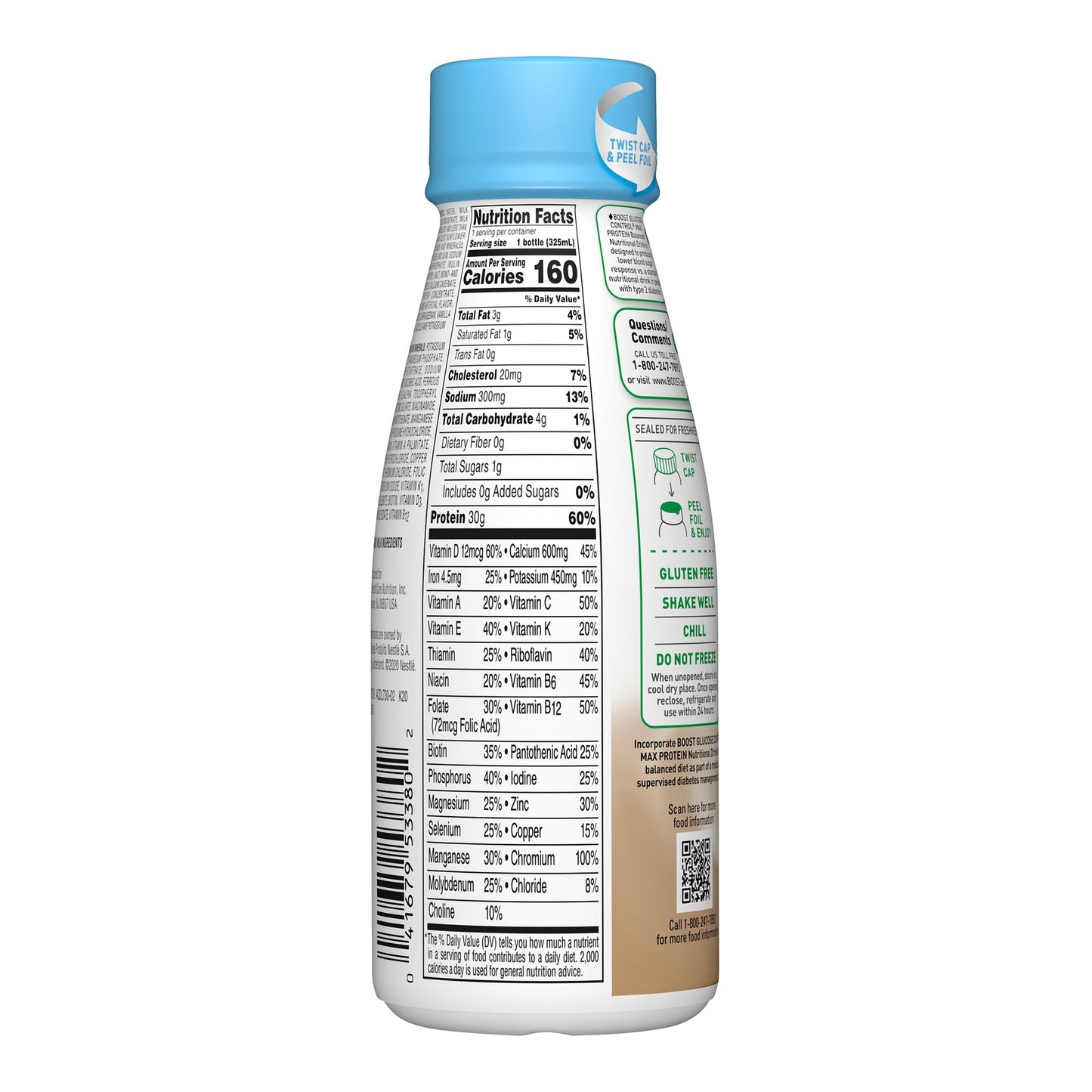 BOOST, GLUCOSE CONTROL MAX PROTEIN VANILLA 11FL OZ (12/CS)