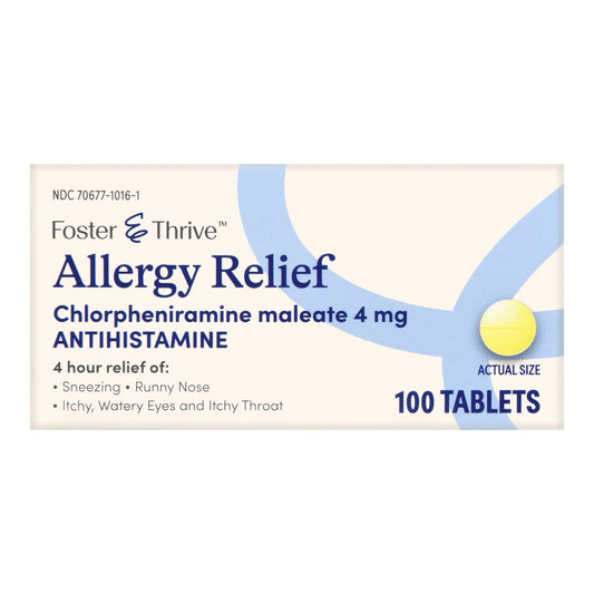ALLERGY, TAB FT SM 4HOUR 4MG (100/BT)