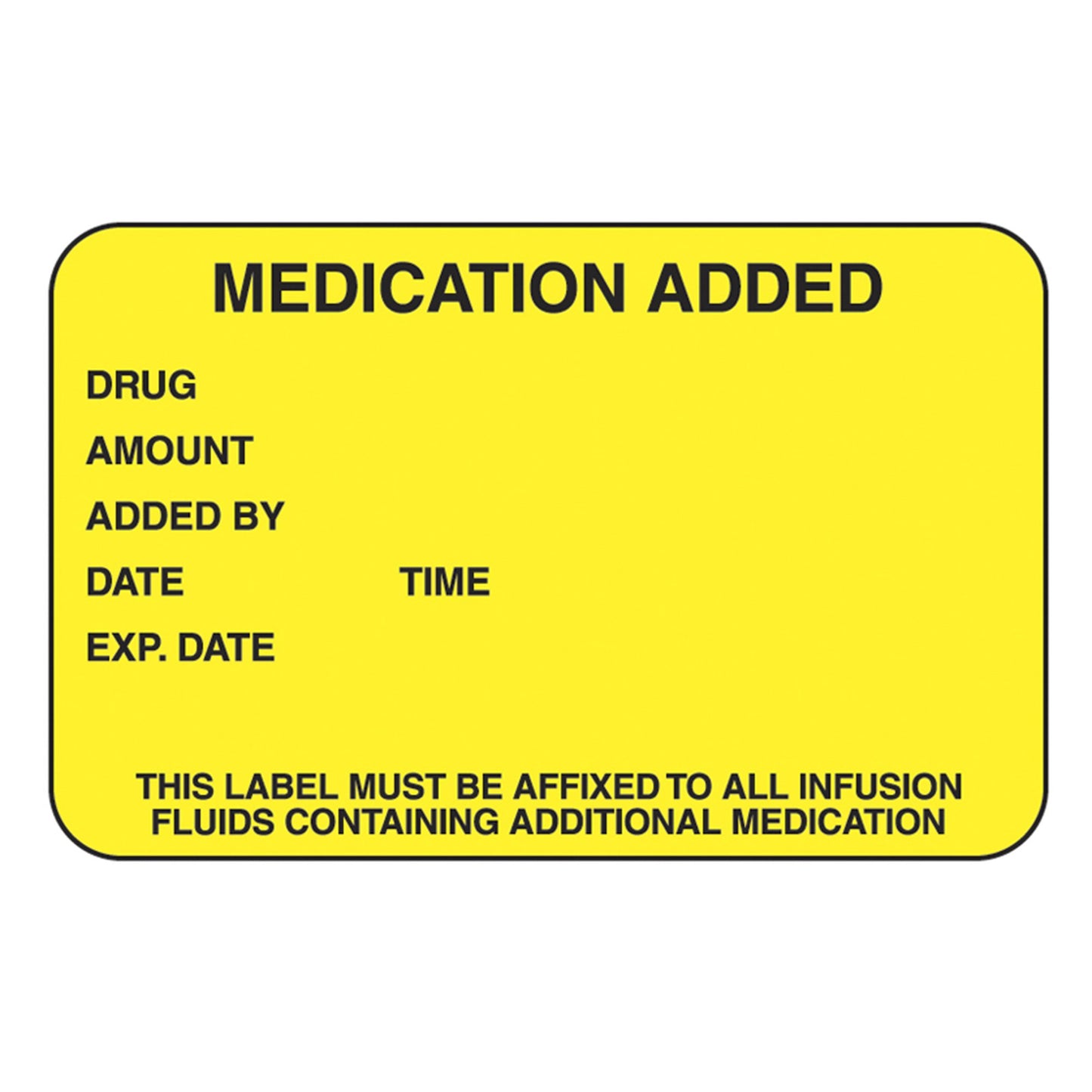 LABEL, MEDICATION ADDED (1000/PK)