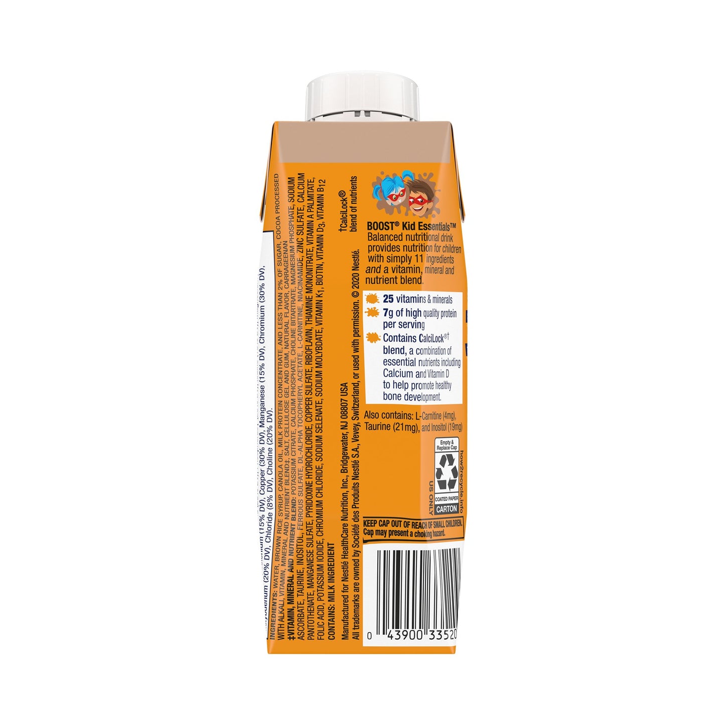 BOOST, KID ESSENTIALS CHOCOLATE CRAZE 8OZ (24/CS)
