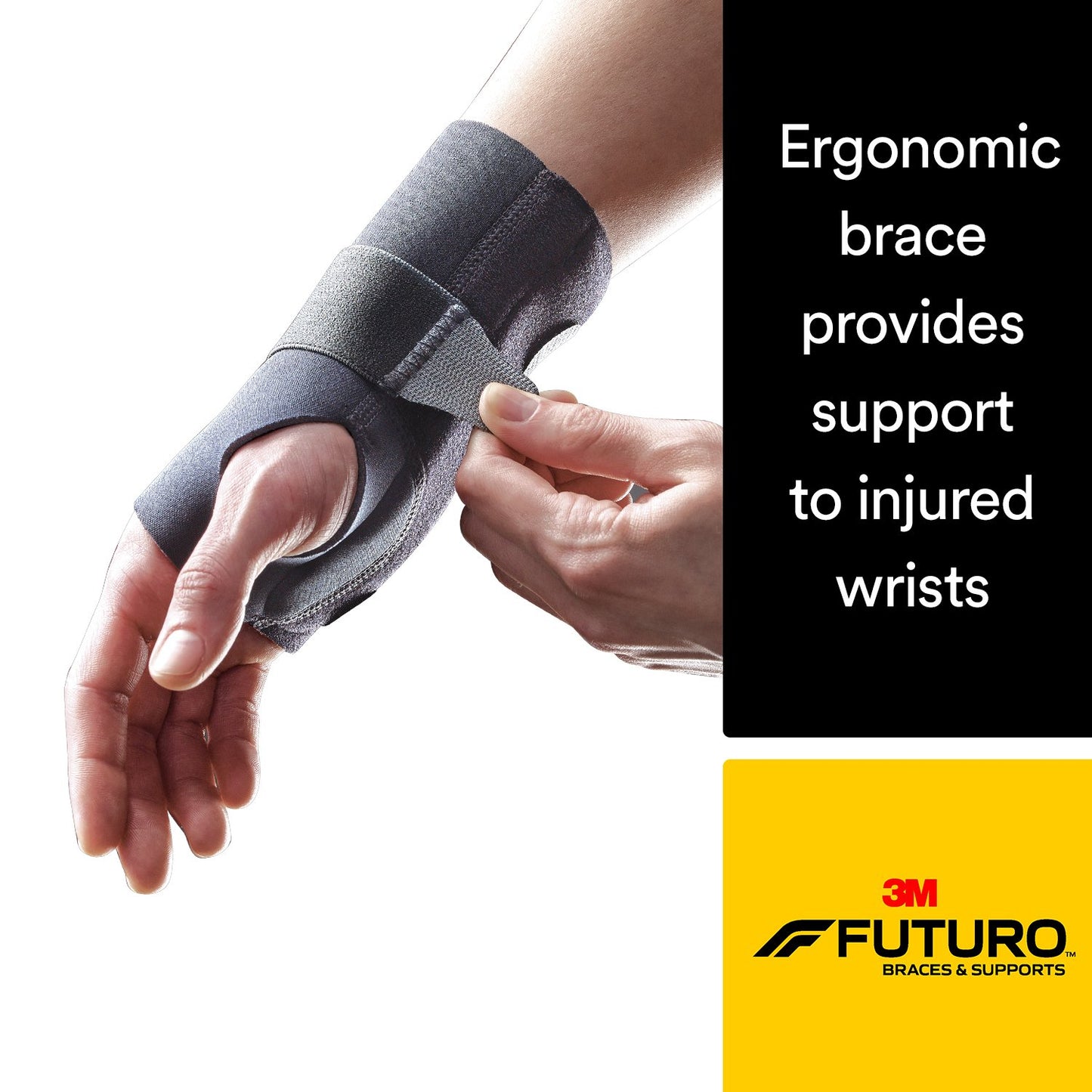 WRIST SUPPORT, COMPRESSION RT HAND LG/XLG (12/CS)