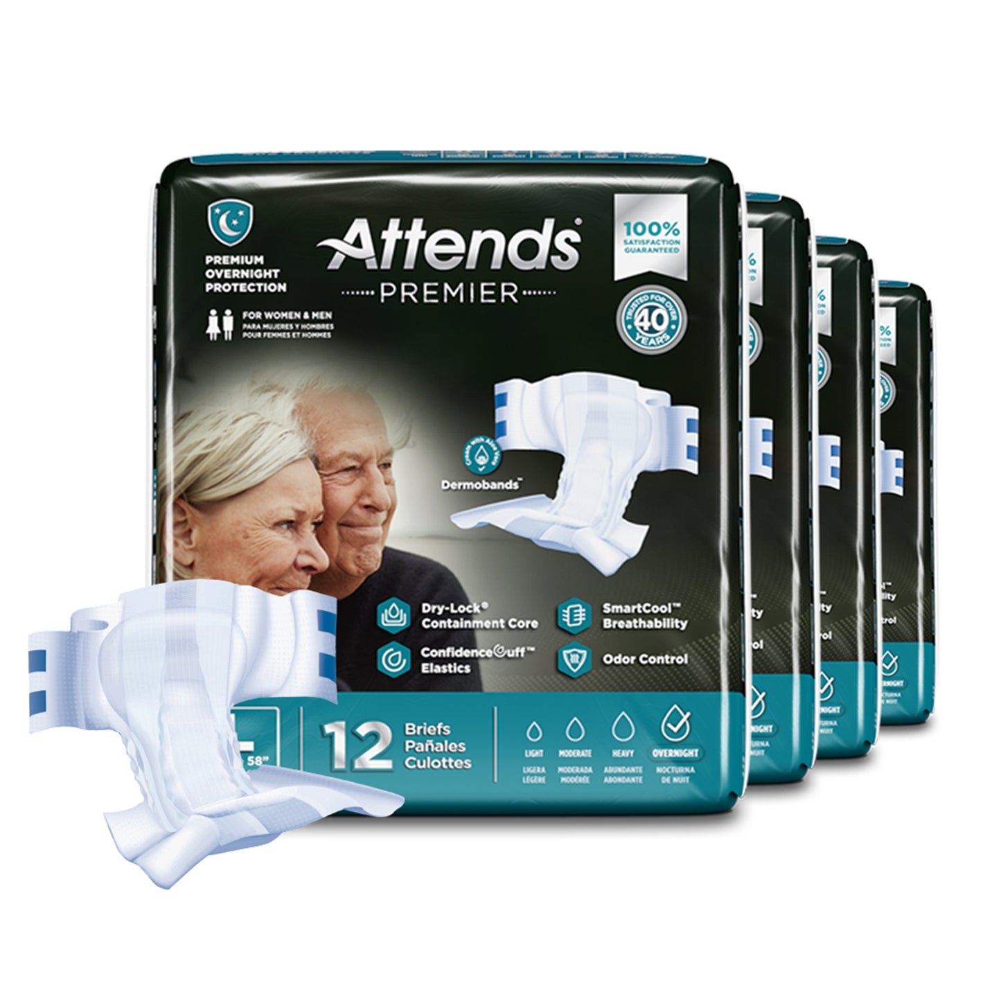 BRIEF, ATTENDS PREMIER LG (12/BG 4BG/CS)