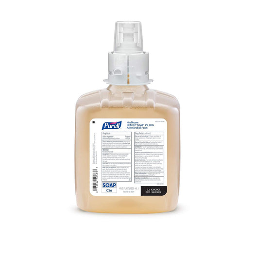 SOAP, ANTIM 2% CHG FOAM REFILLAMBER 1200ML (2/CS)