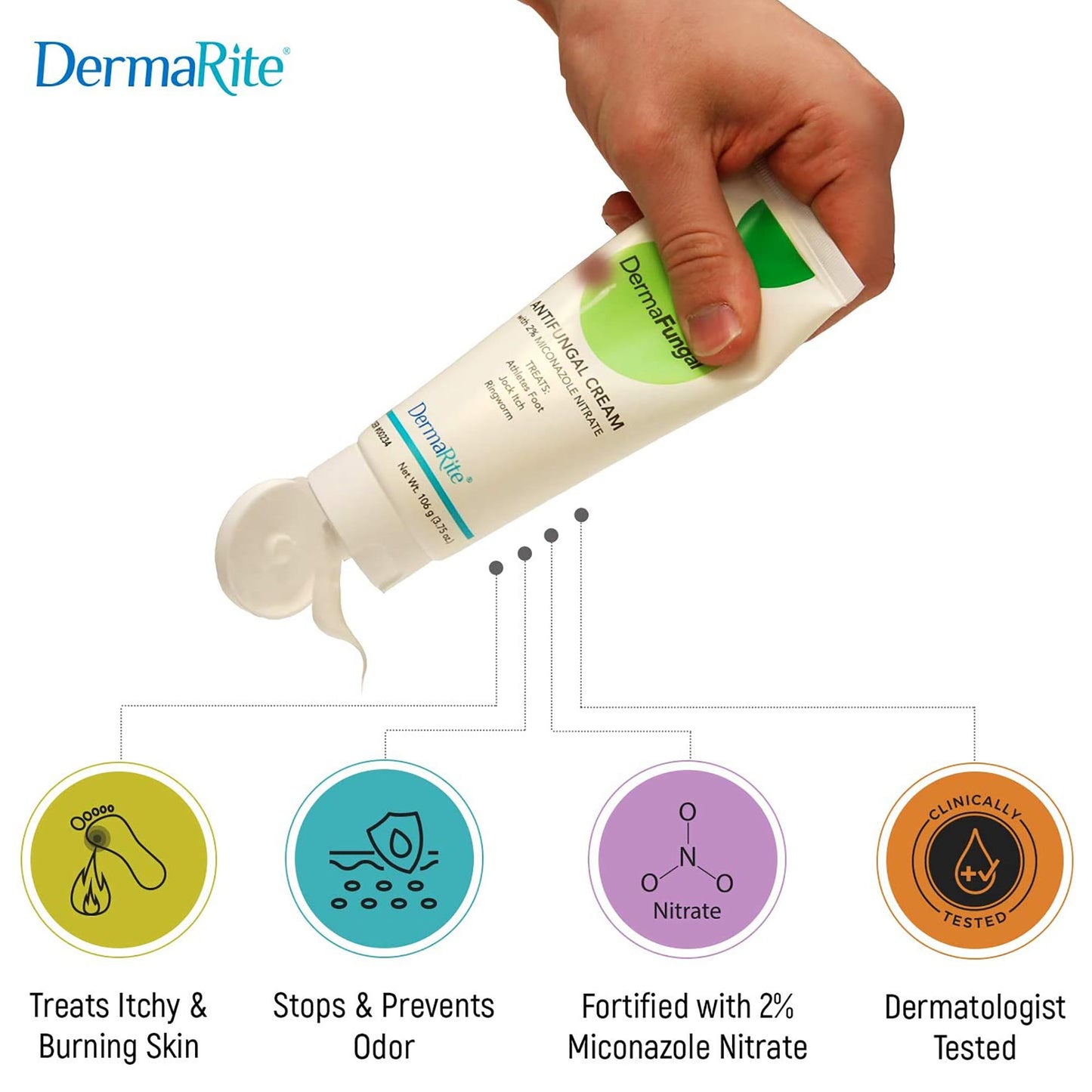 CREAM, DERMAFUNGAL 4OZ (24/CS)