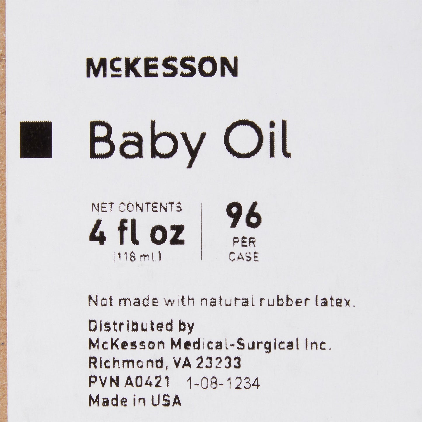 OIL, BABY 4OZ (96/CS)