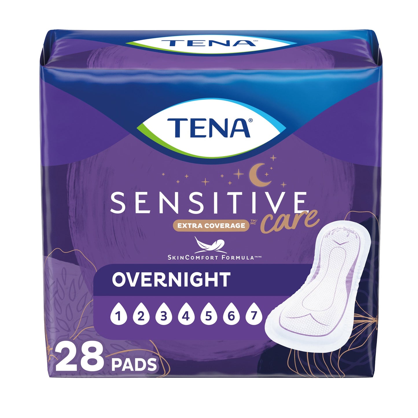 PAD, INCONT TENA SERENITY OVERNIGHT (28/BG 3BG/CS)