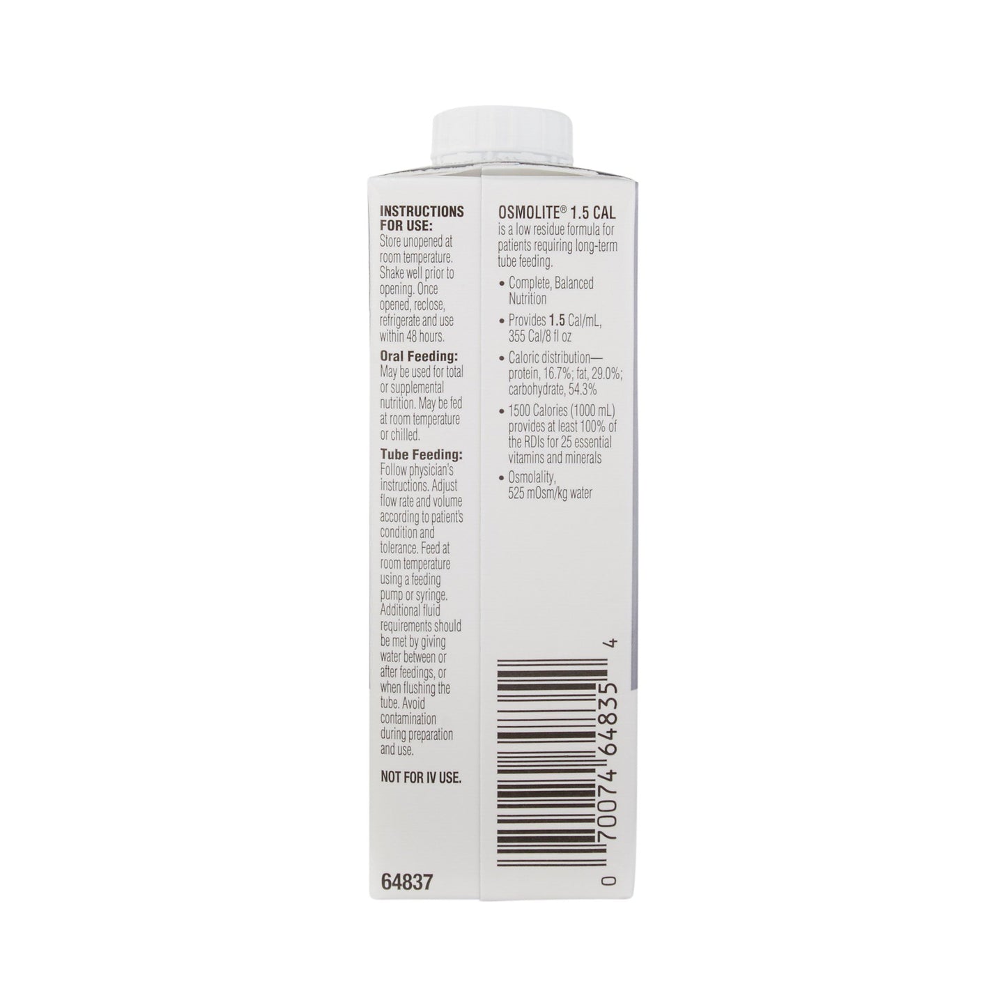 OSMOLITE, 1.5CAL INST ARC 8OZ (24/CS)