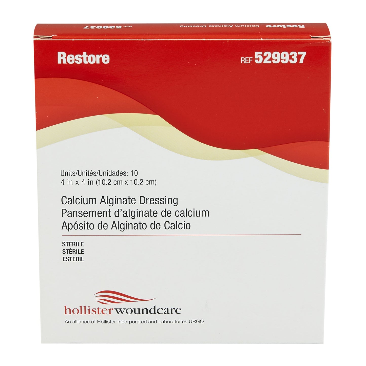 DRESSING, WND CAL ALGIN STR 4X4 (10/BX)