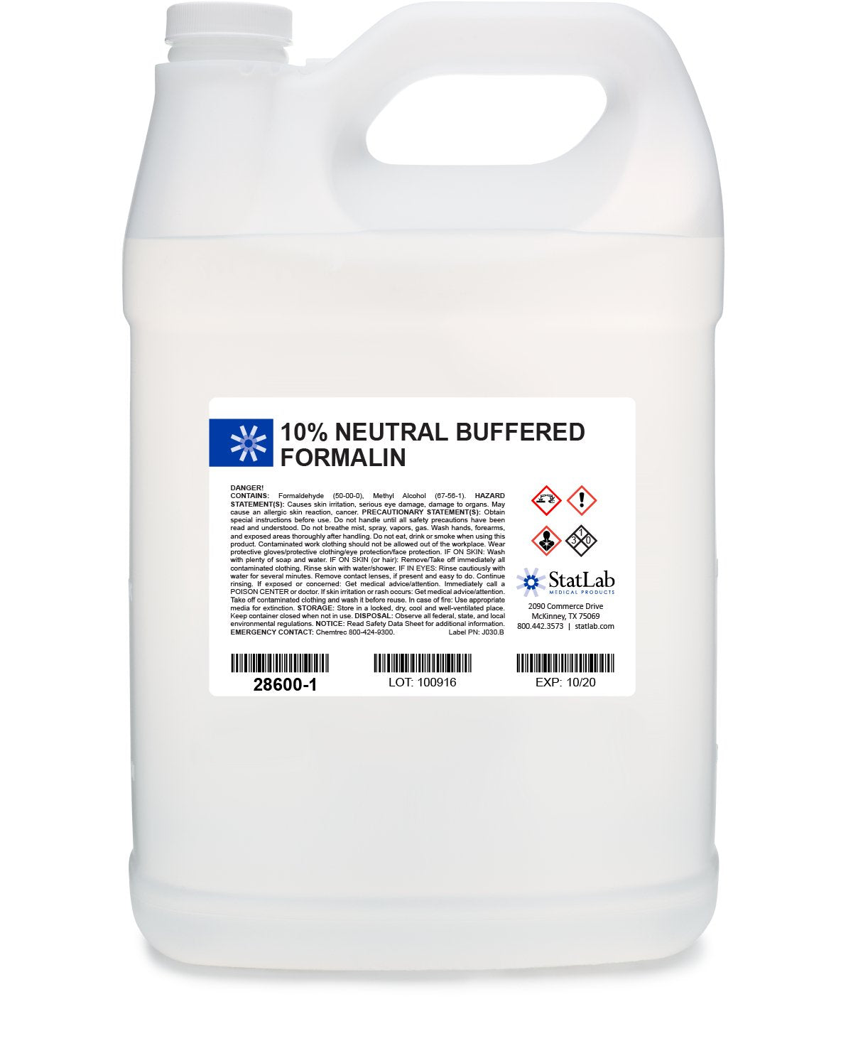 REAGENT, FORMALIN NEUTRAL BUFFERED 10% 1GL (4/CS)