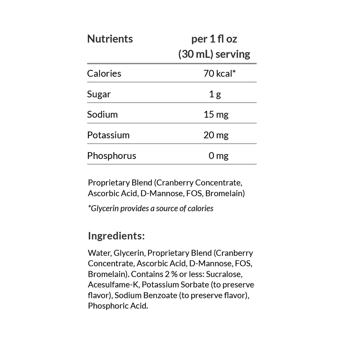 UTI-STAT, CRANBERRY 1OZ UD (96/CS)