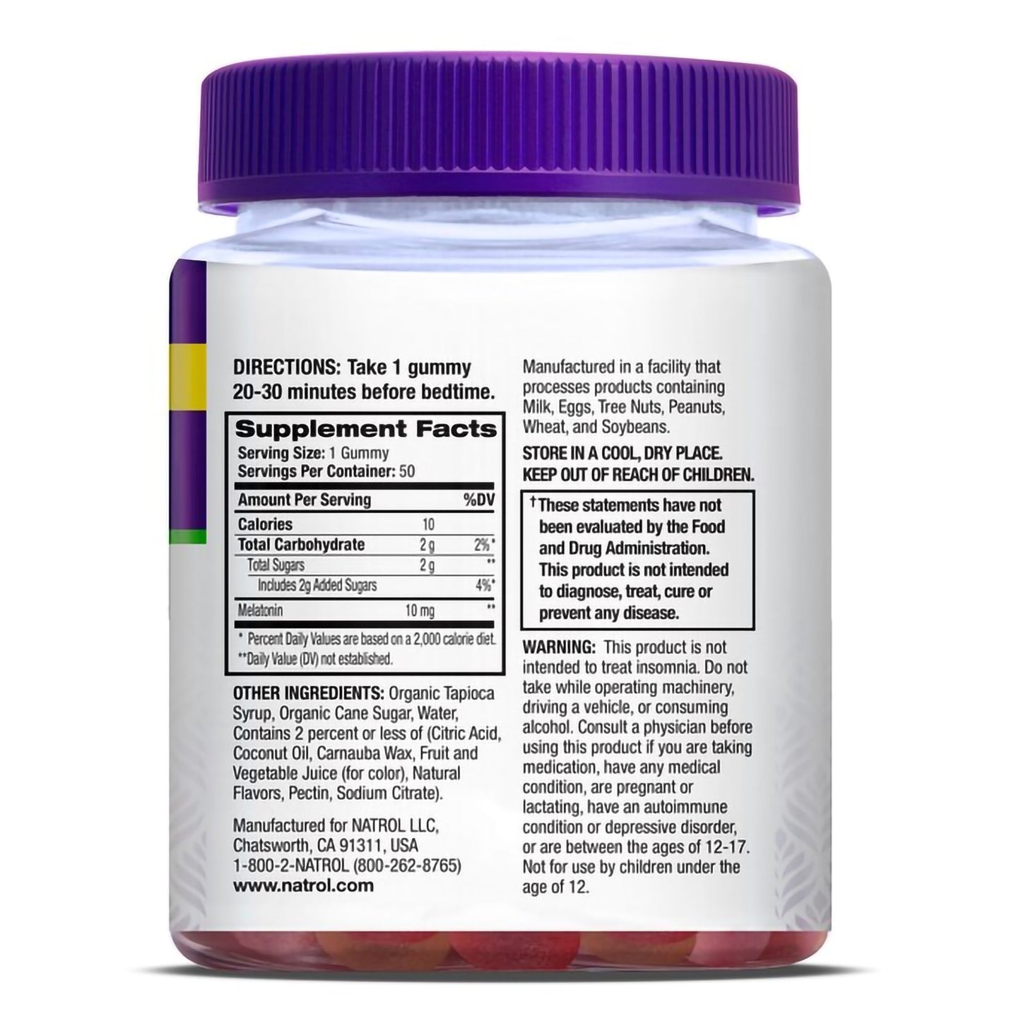 MELATONIN, GUMMY MAX SLEEP BLUEBERRY (50/BT)